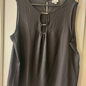 Avenue Black sleeveless business tank size 18/20